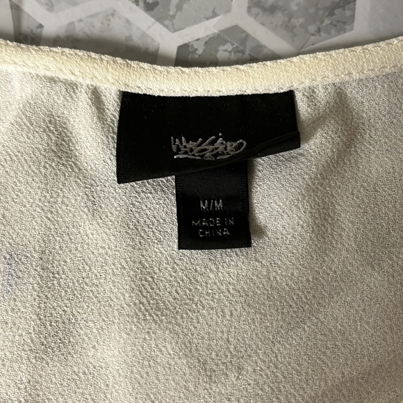 Mossimo Medium Sheer Ombré Ivory Pink Tank Top - Picture 5 of 5